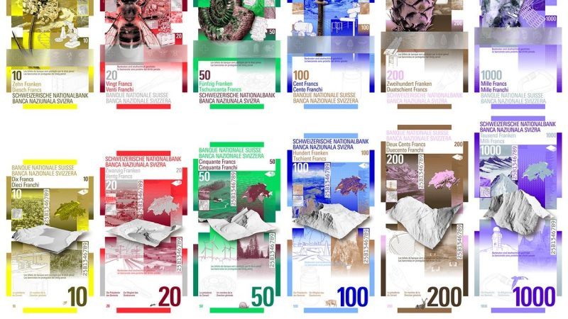 La Banque nationale suisse lance la sélection des futurs billets de franc suisse