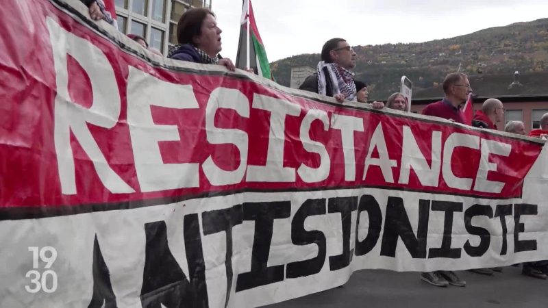 Tensions à Sion autour d’un rassemblement pro-palestinien interdit : récit et réactions